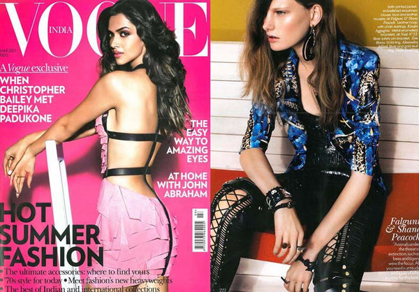 Vogue India featues Violet Darkling Jewellery 