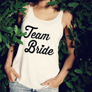 Team Bride Black Logo Tank