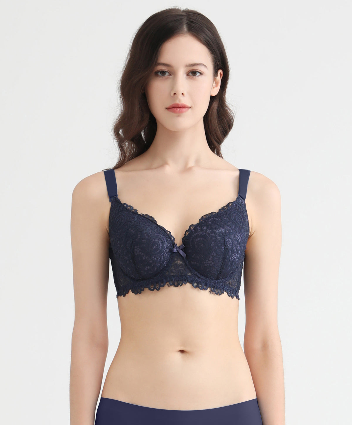 Pierre Cardin Lingerie Malaysia - Feeling annoyed of unflattering 'side boob'  / side spillage? Try our Harmonic Elements Full Coverage Bra with moulded  padded cups that help to push the breast towards