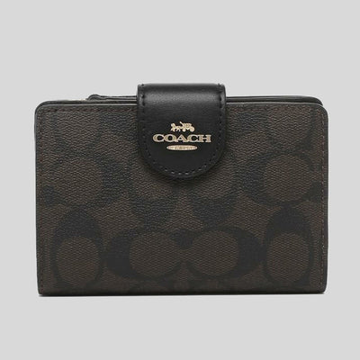 COACH®  Disney X Coach Accordion Zip Wallet In Signature Textile