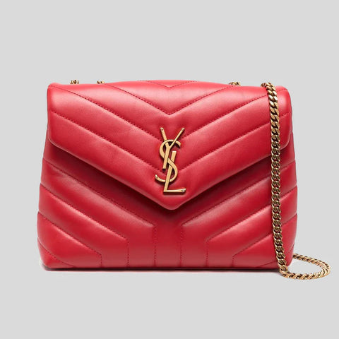 SAINT LAURENT YSL Loulou Small Chain Bag In Quilted "Y" Leather RS-494699DV727