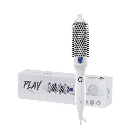 Play By Tuft Hot Bristle Brush White Series 32mm