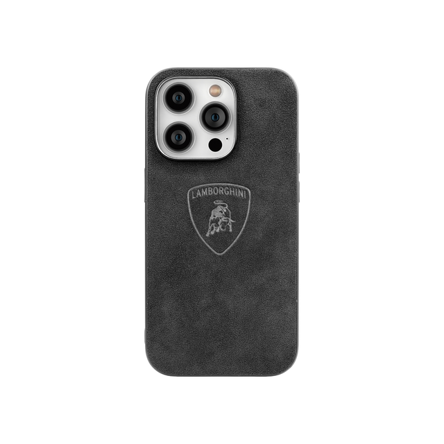 Alcantara Lamborghini Case | Phone Case With Lamborghini LOGO – INTERIOREX