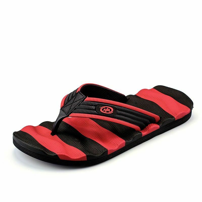 red jordan flip flops