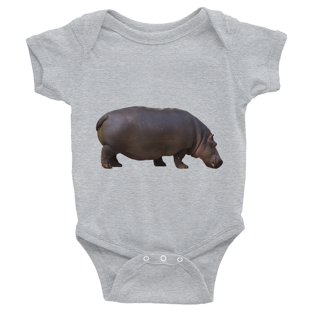 Baby Toddler Clothing Details About Cute Hippo Infant Bodysuit One Pieces