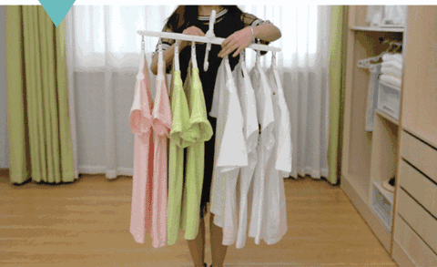 8-in-1 Magic Collapsible Rotating Clothes Hangers - SUPERMADE™