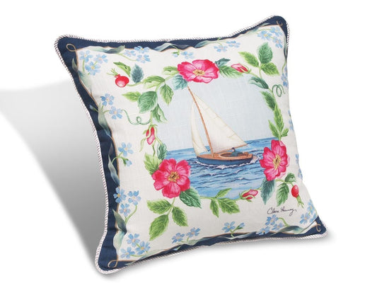 Nantucket Village Needlepoint Canvas Only - Claire Murray