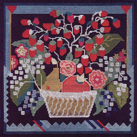 Sirens of the Sea with Roses Needlepoint Kit