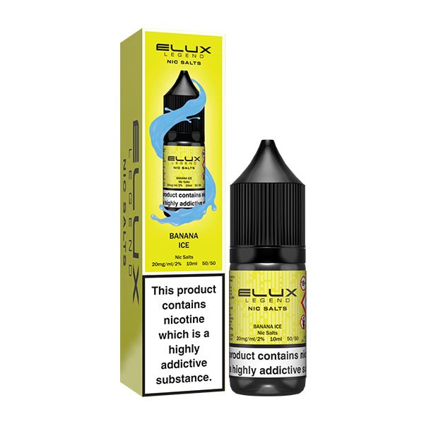 ELUX LEGEND BANANA ICE NIC SALT E-LIQUID - Super E-cig
