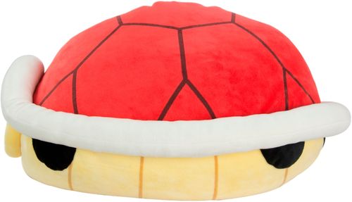 TOMY - Club Mocchi-Mocchi Mario Kart Red Shell Mega 15 inch Plush Stuffed Toy - Red/Black/White