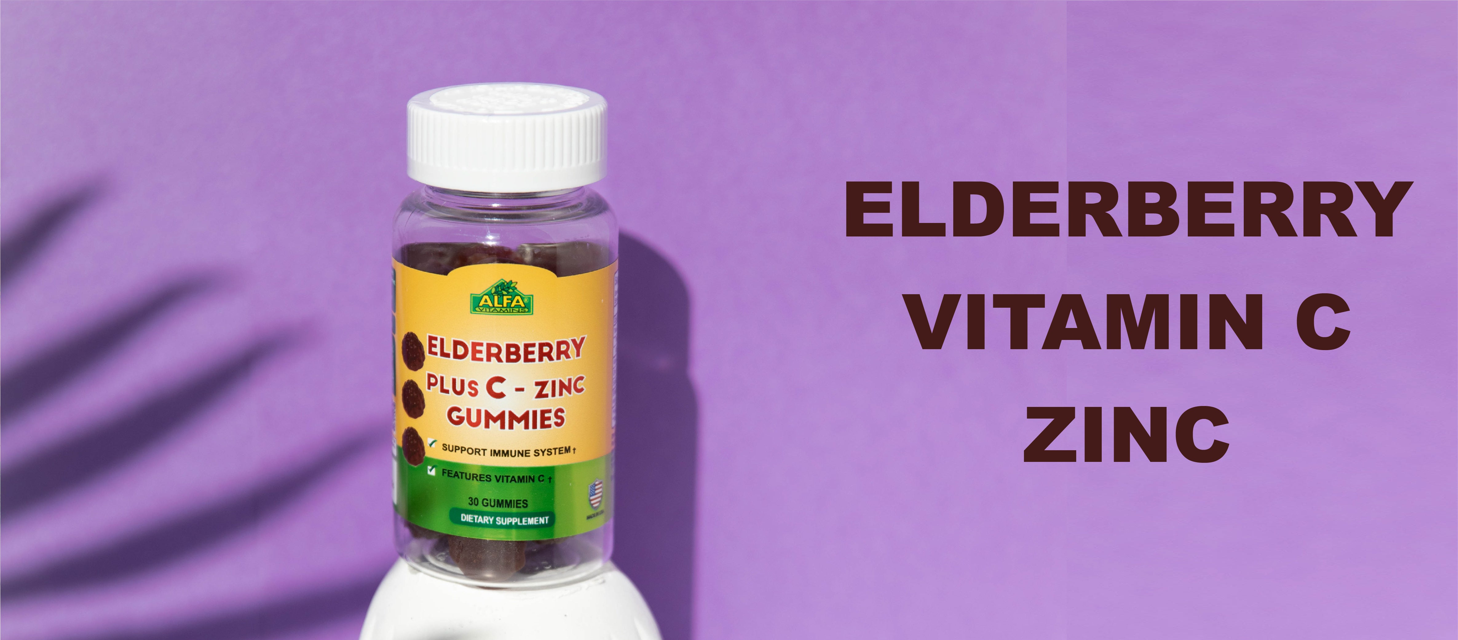 ELDERBERRY + C & ZINC - 60 Gummies