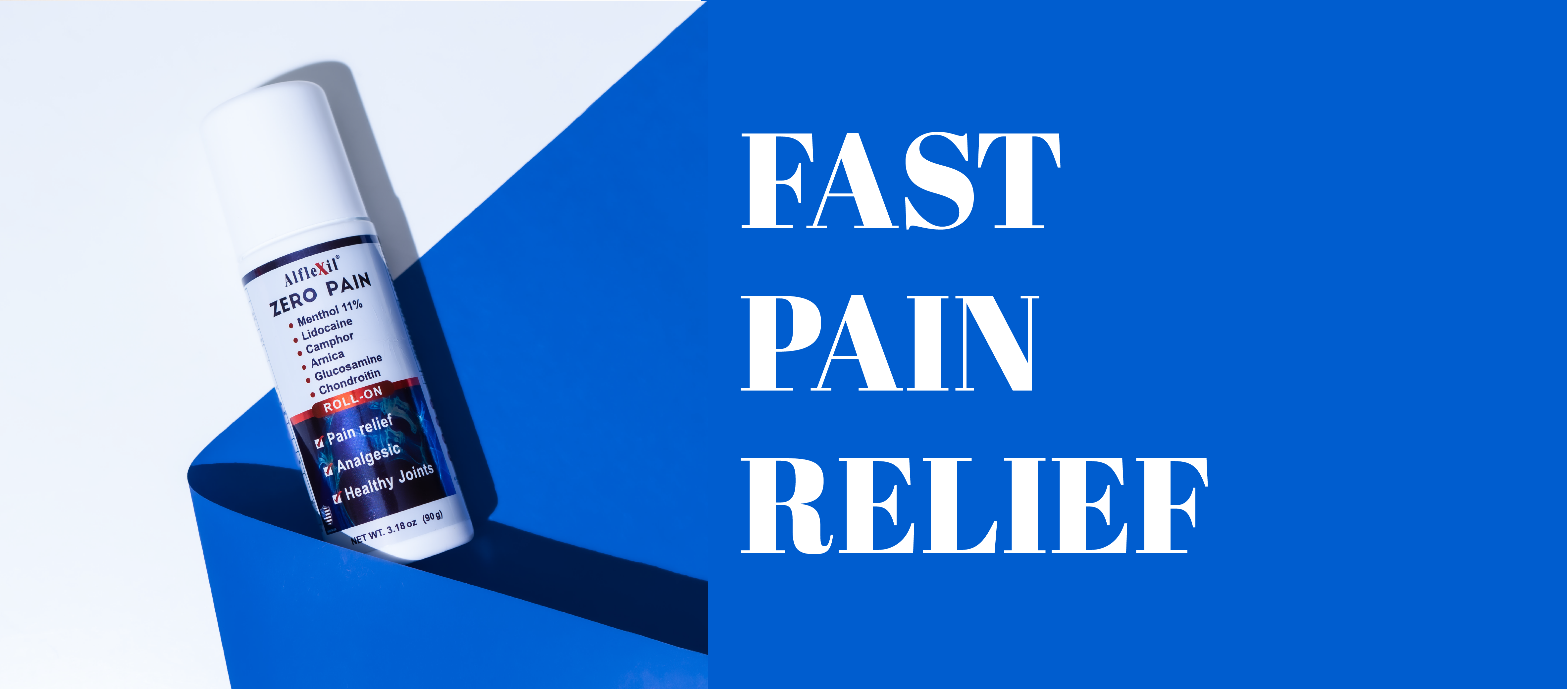 ALFLEXIL Pain Relief Roll-On - 3.18 oz.