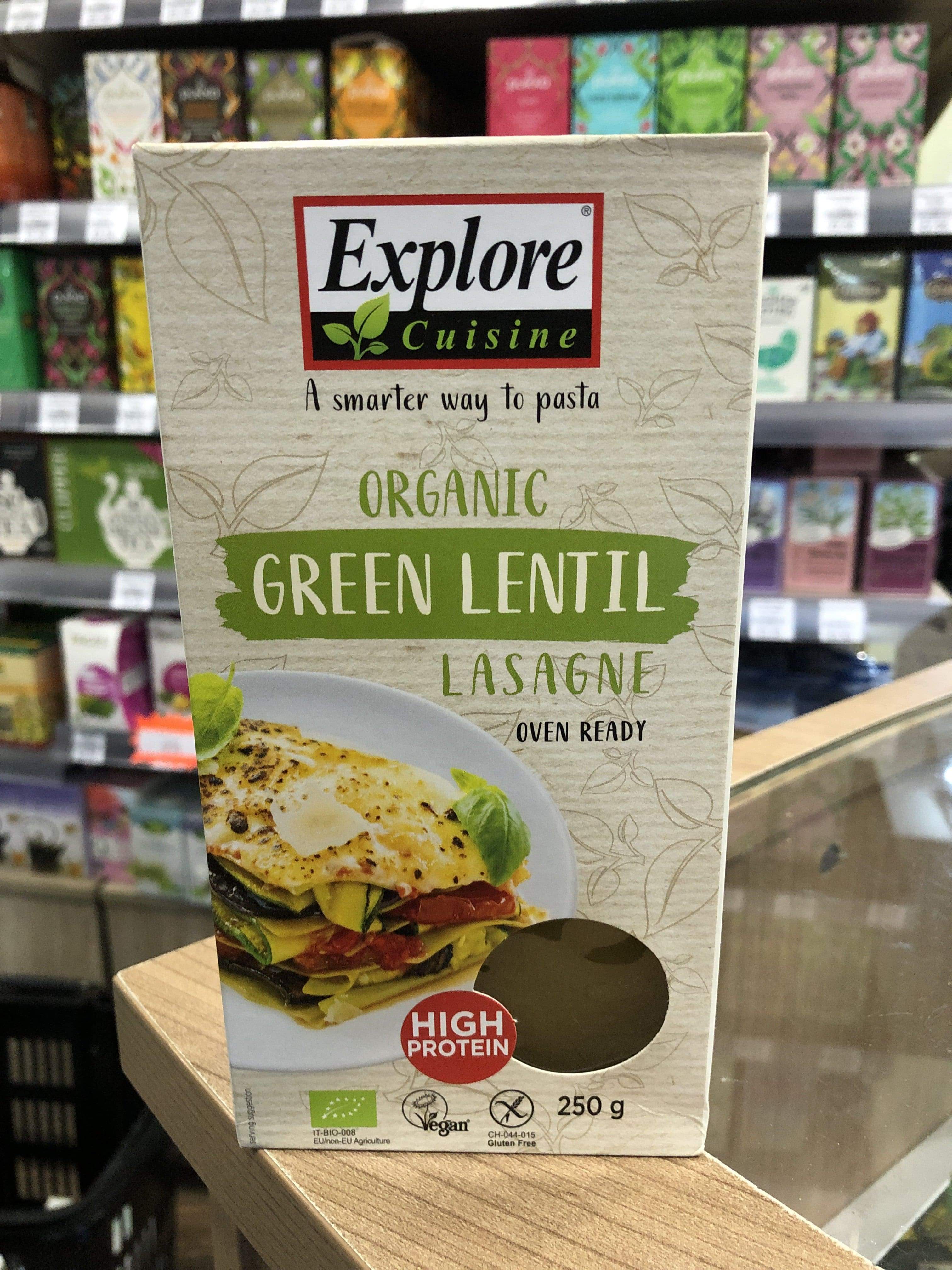 Organic Green Lentil Lasagne 250g – The Health Store