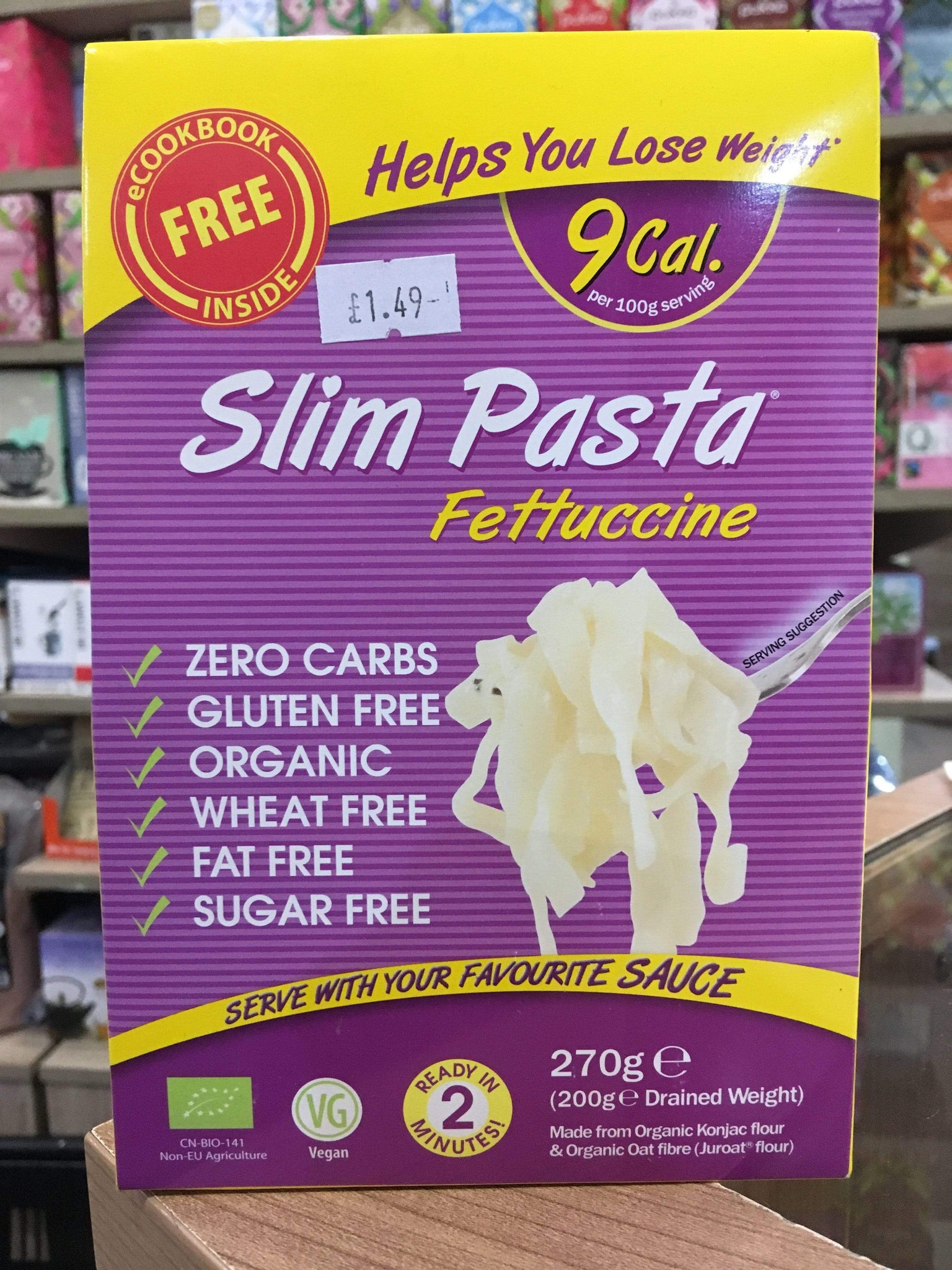 Slim Pasta Fettuccine 270g – The Health Store