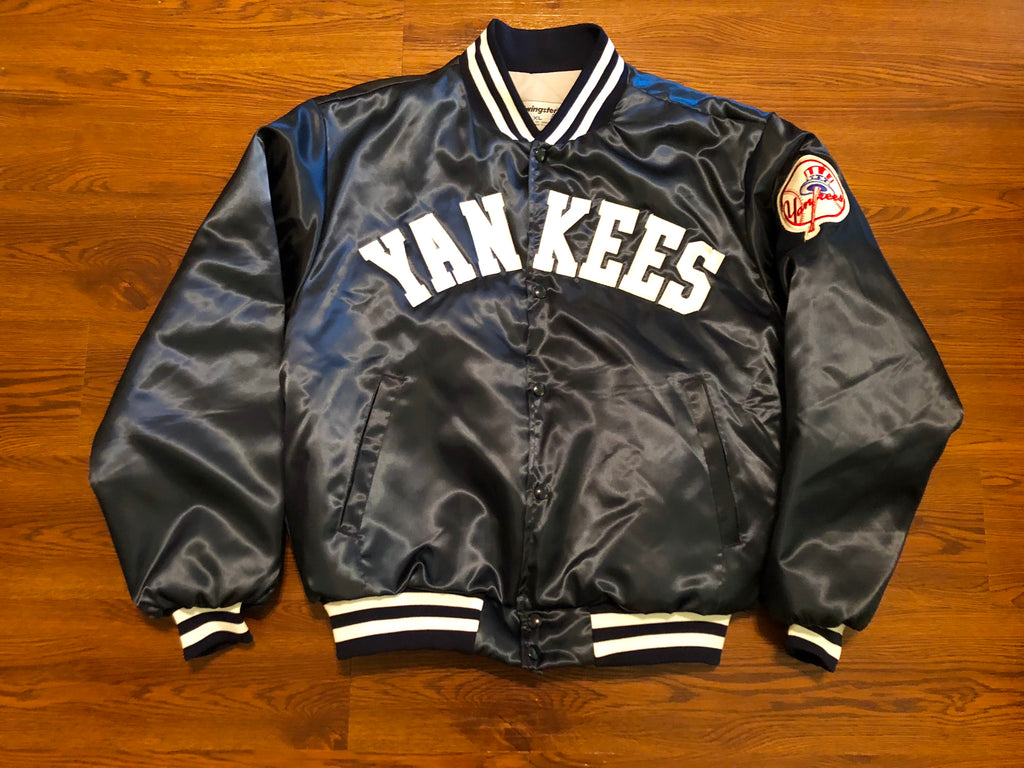 new york yankees satin jacket