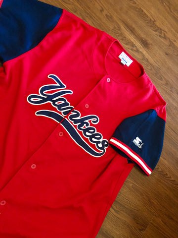 red new york yankees jersey