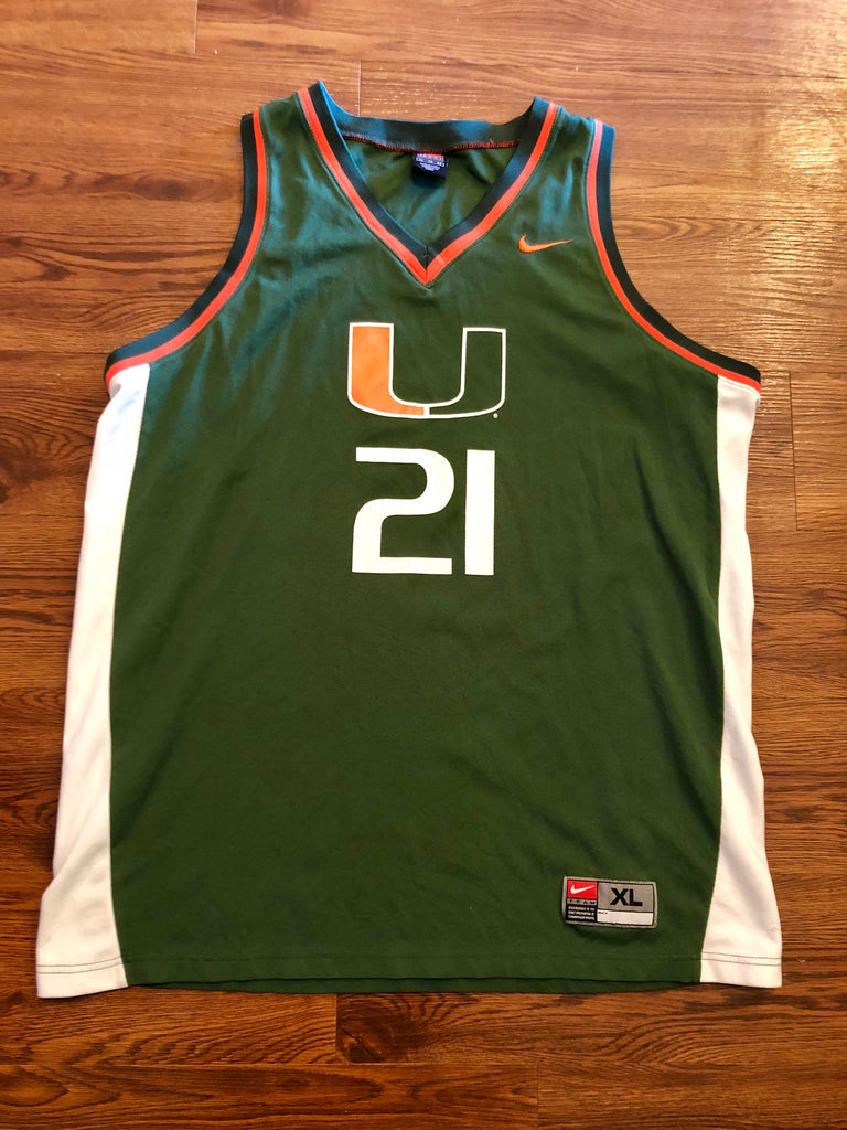 Miami College basketball Jersey sz xl 