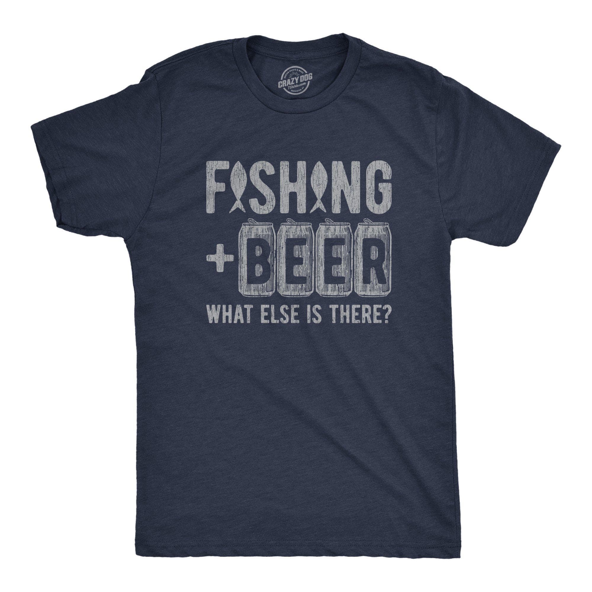 Weekend Forecast Mostly Fishing With A Chance Of Drunk Men's T Shirt -  Crazy Dog T-Shirts
