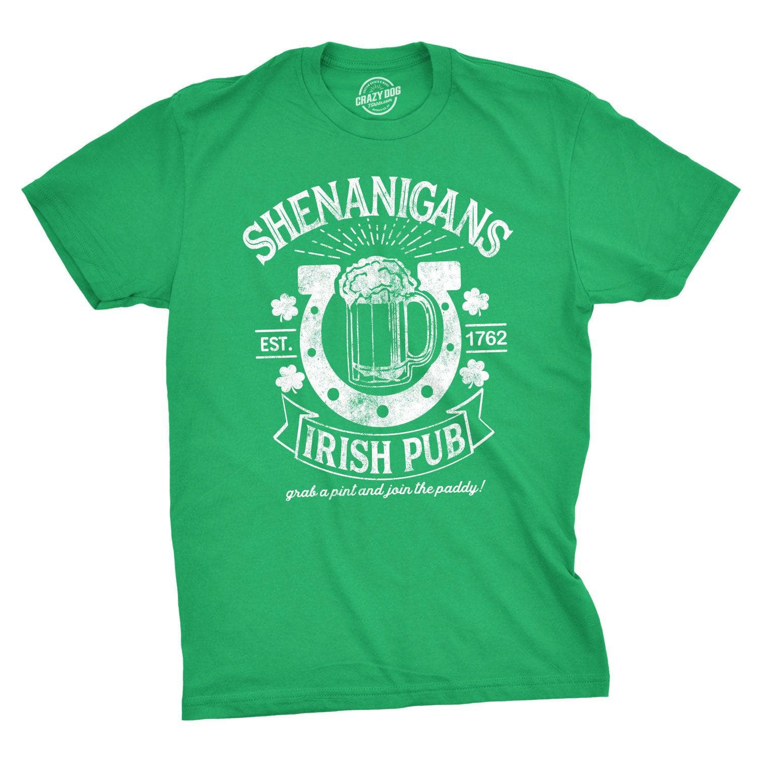 Irish Yoga St Patrick's Day Men's T-Shirt by Spreadshirt, S