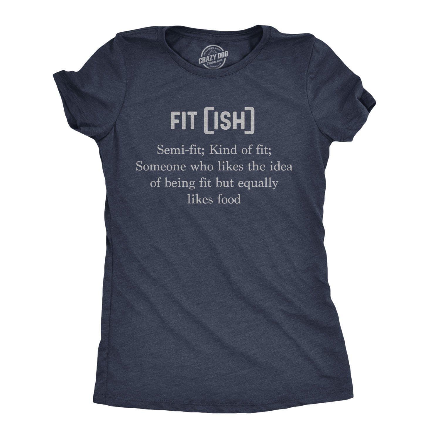 Crazy Dog T-shirts Womens The Best Things in Life Make You Sweat Tshirt Funny Fitness Workout Novelty Tee Womens Graphic Tees, Women's, Size: Small