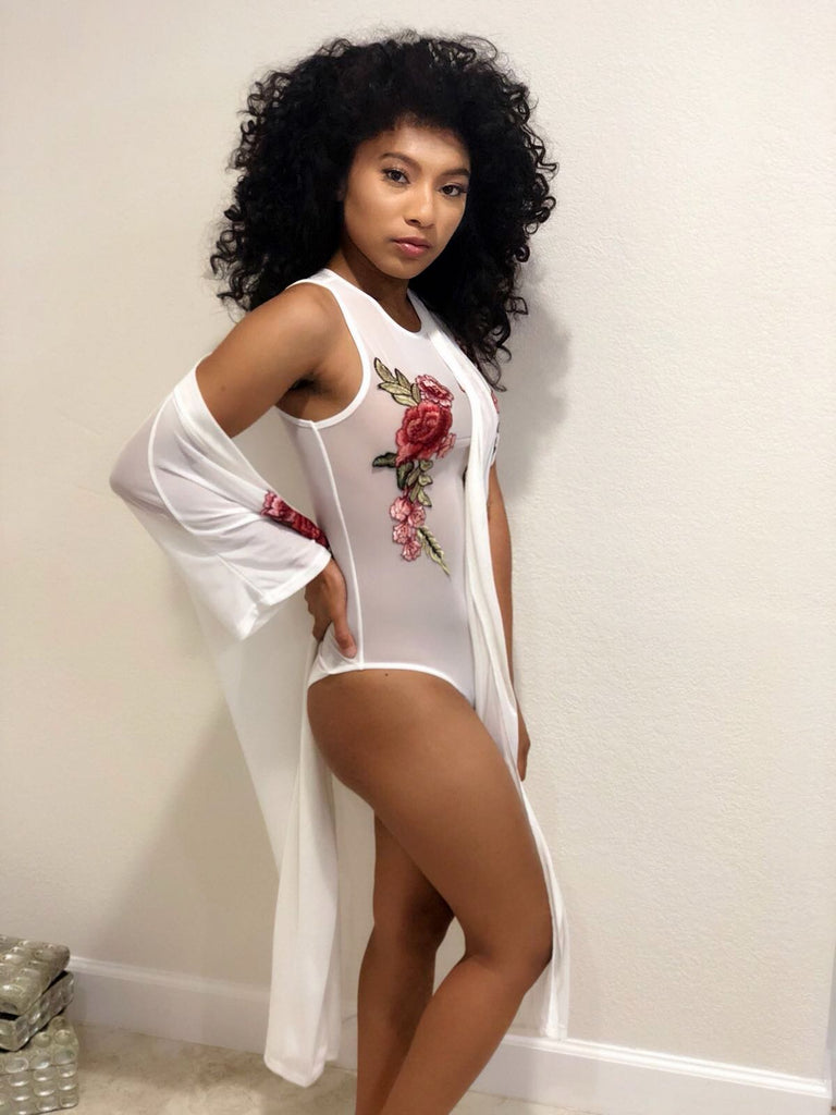 flower bodysuit