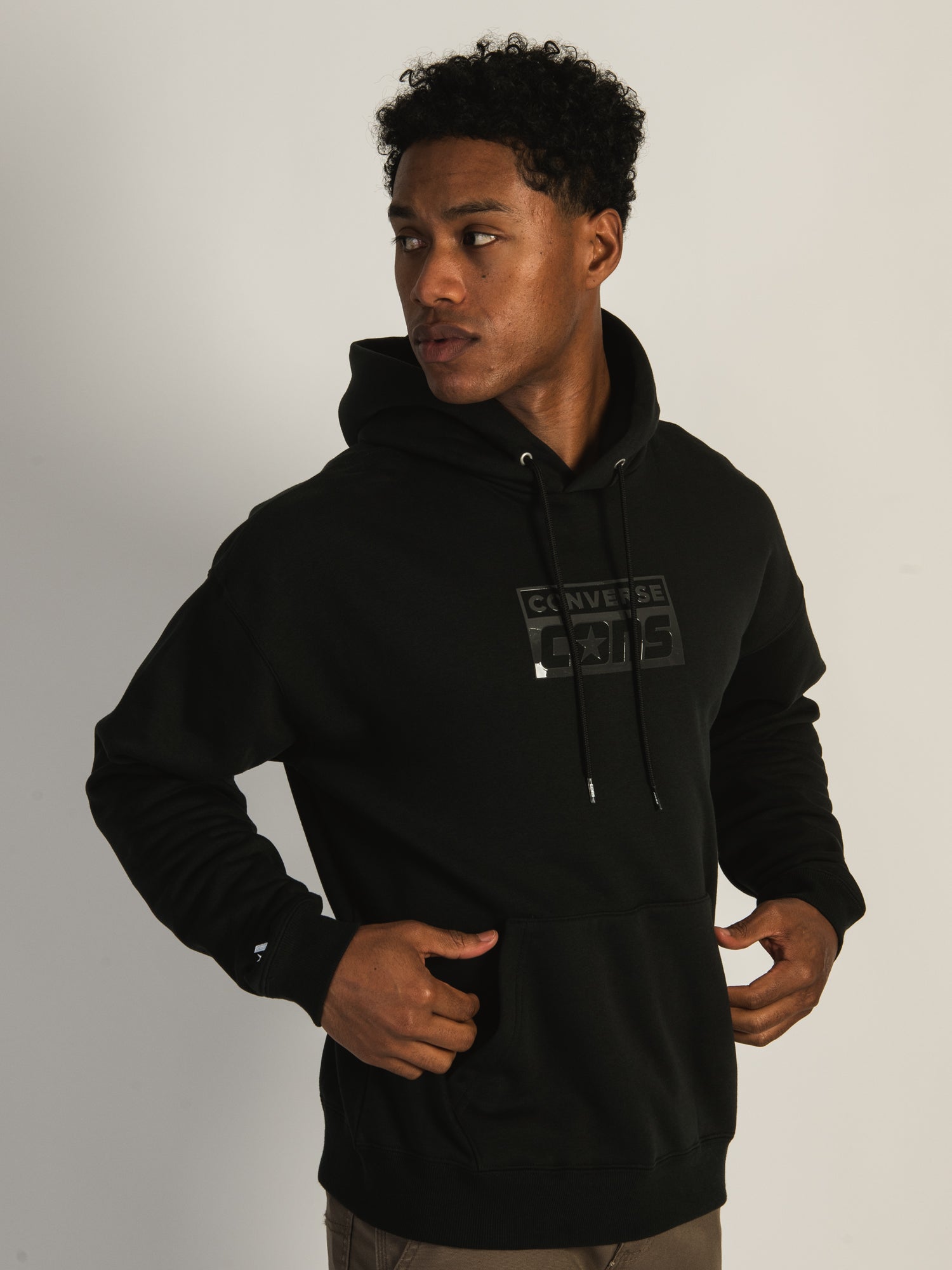 CONVERSE EMBROIDERED STAR CHEVRON HOODIE