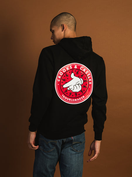 Crooks & Castles Air Gun Bandana Hoodie