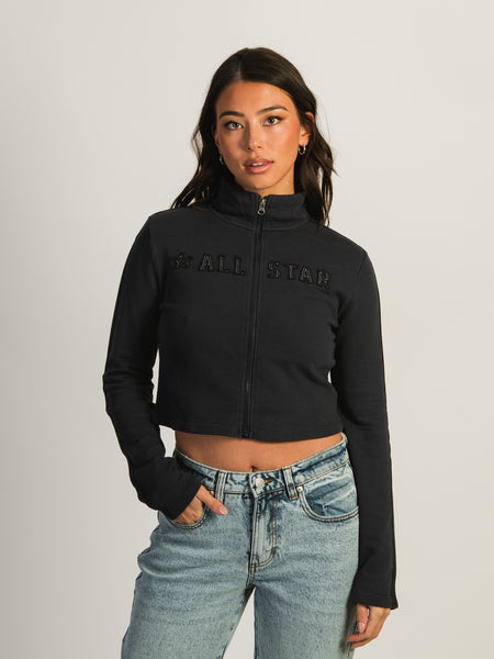 Harlow Romy Cropped Zip - Navy