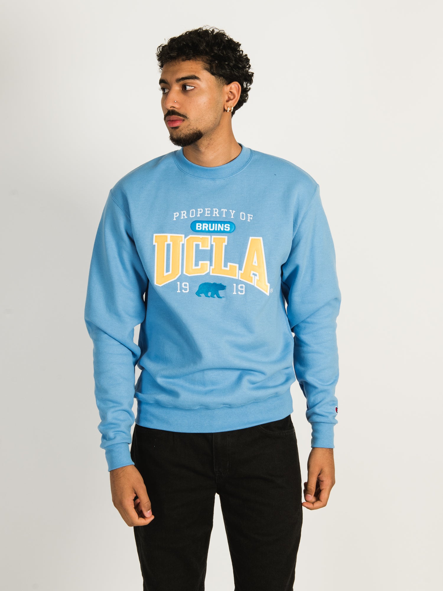 Russell Athletic UCLA Script Constrast Stitch Hoodie Oxford