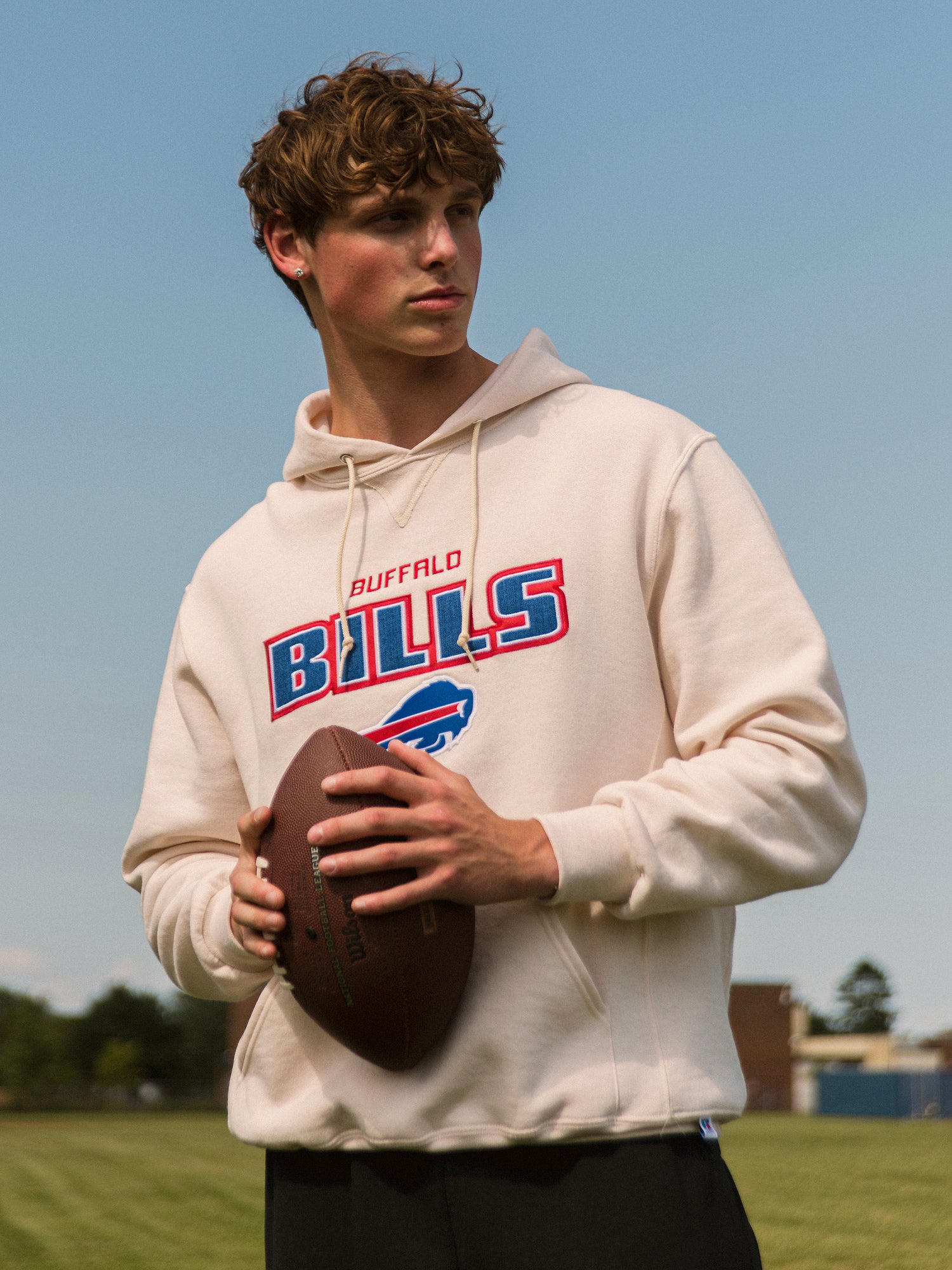 RUSSELL NFL BUFFALO BILLS LOGO PULLOVER HOODIE - Boathouse product image