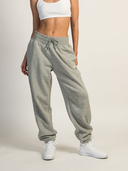 NIKE Sportswear Essentials Club Fleece Womens Cargo Sweatpants - HEATHER  GRAY