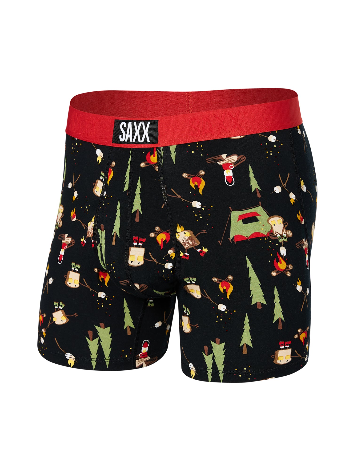 Saxx Underwear Mens Black Orange Daytripper Boxer Brief Fly 2-Pack Size M  49315 for sale online