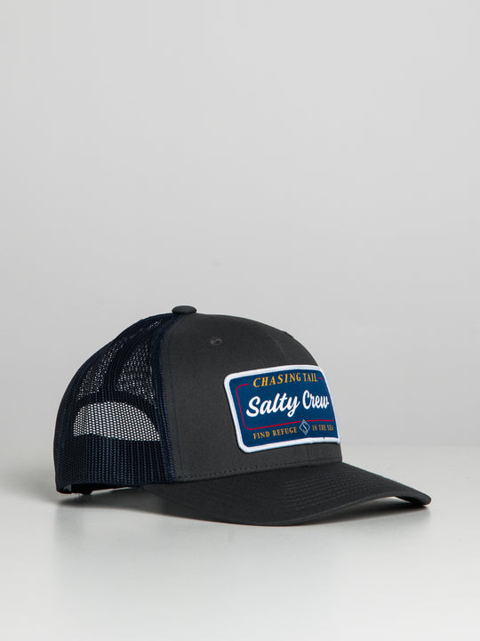 Salty Crew, Accessories, Salty Crew Stealth Trucker Snapback Hat Navy  Blue One Size Boating Fishing