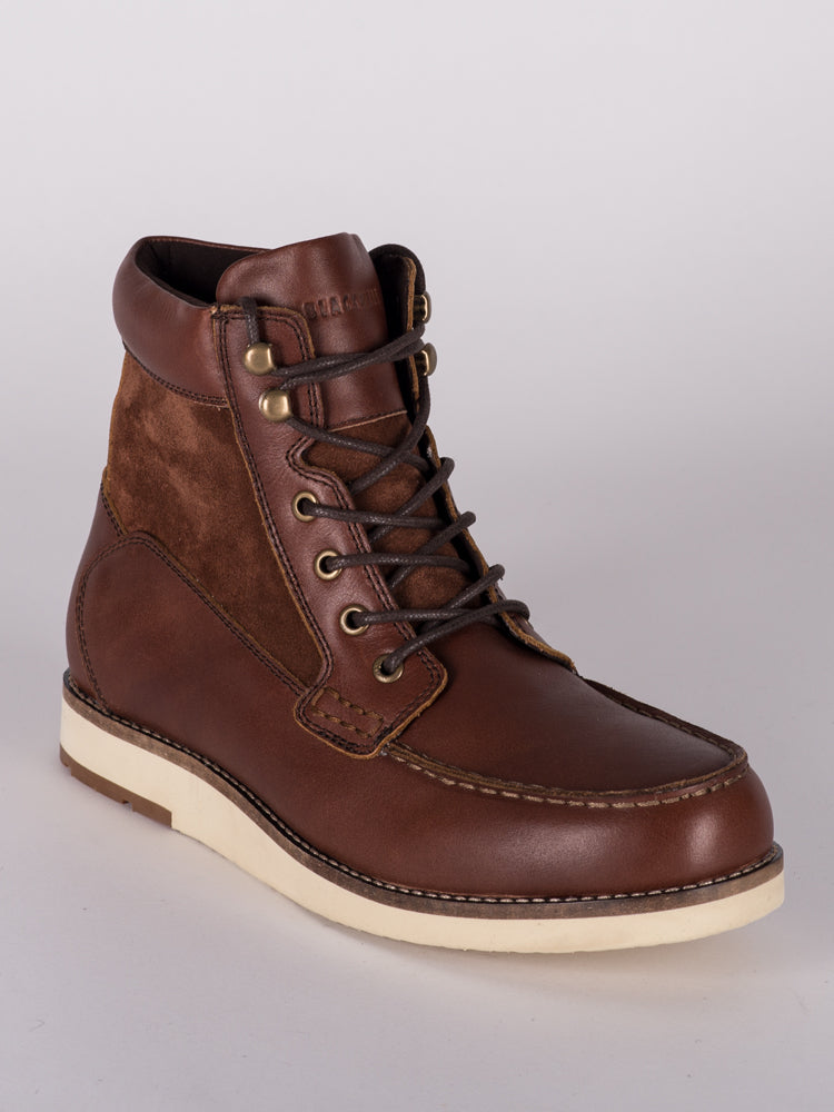 MENS FLETCHER LEATHER LACE UP BOOT - CLEARANCE
