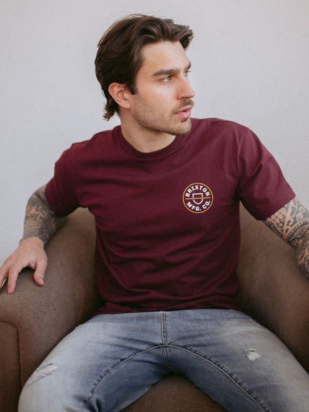 Brixton Crest Ii T-shirt - Clearance