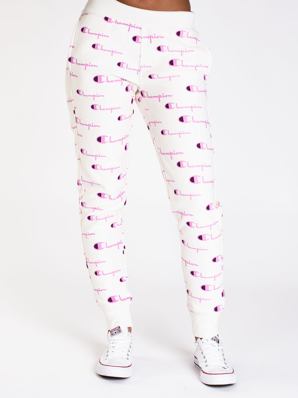 champion all over print joggers womens