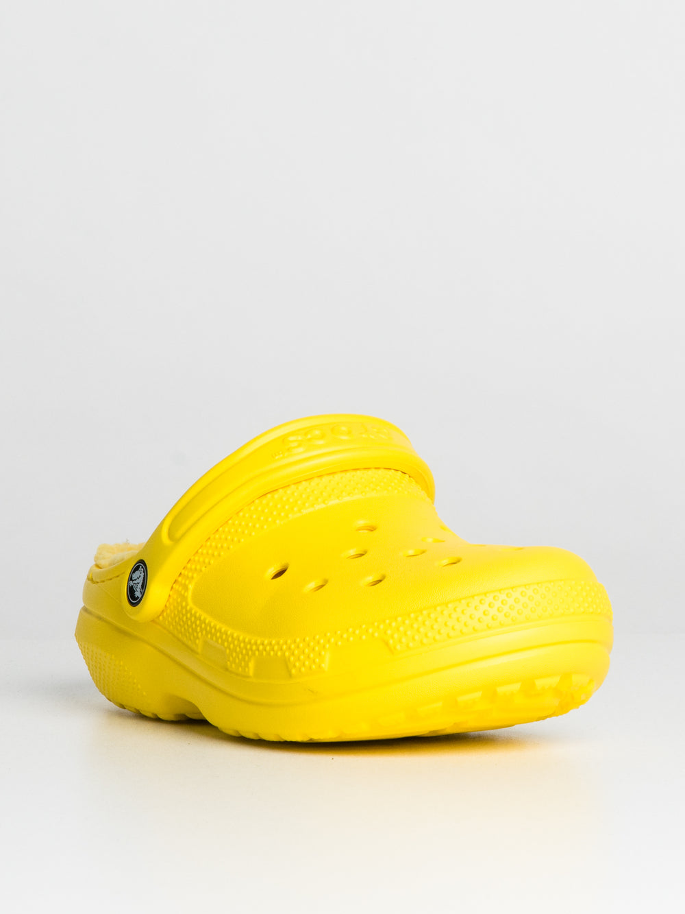 yellow lined crocs womens