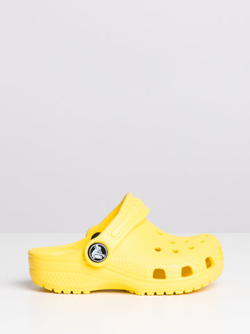 pastel yellow crocs