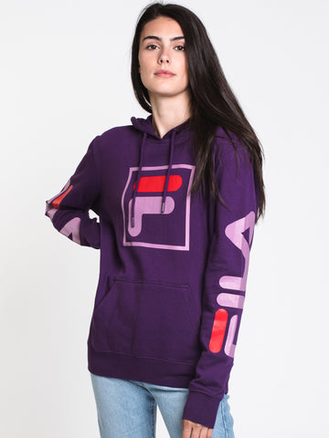 purple fila hoodie