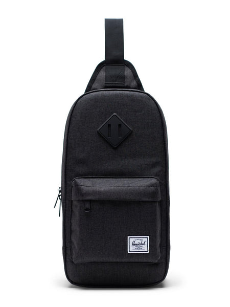 Herschel Supply Co. Heritage Shoulder Bag Backpack - Black X - Clearance