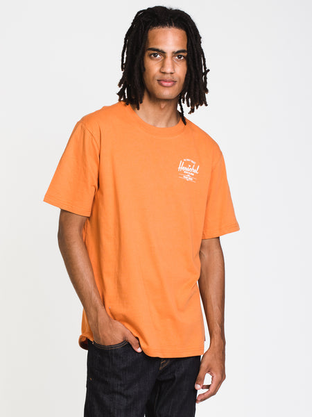 Mens Classic Logo Short Sleeve T-shirt - Papaya - Clearance