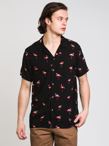 Island Haze The Flamingo's Short Sleeve Woven - Clearance