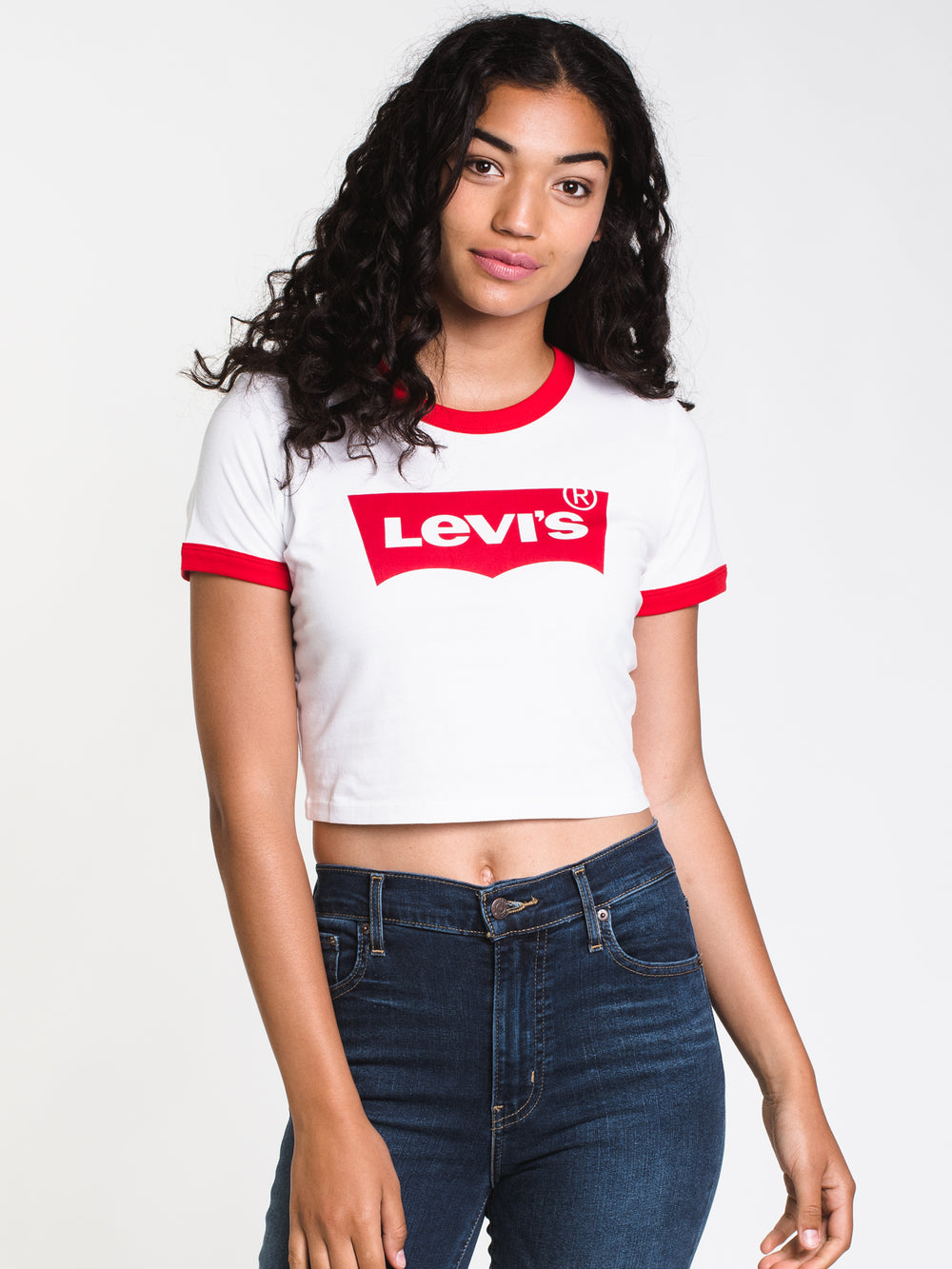 levi's cropped t shirt