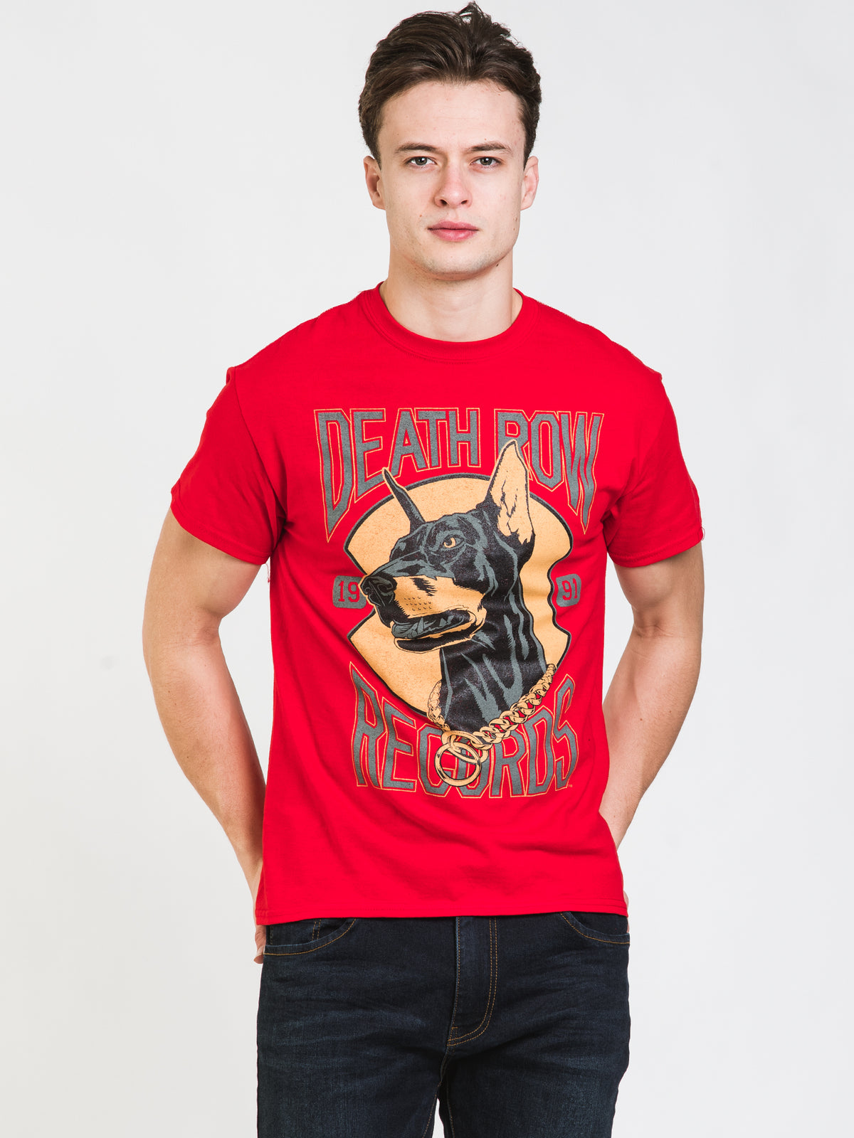 DEATH ROW RECORDS DOBERMAN DOG T-SHIRT