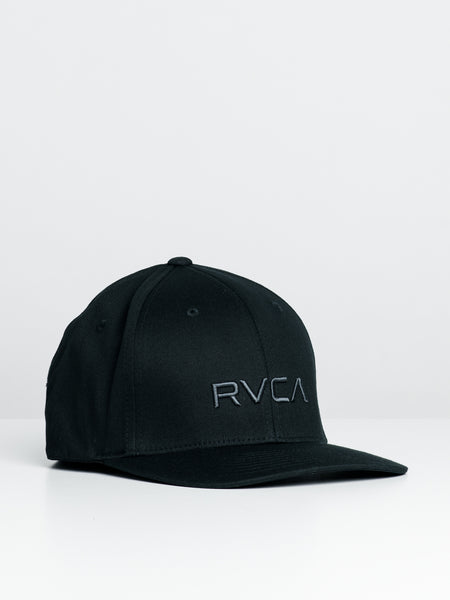 Rvca Flexfit Hat - Black - Clearance