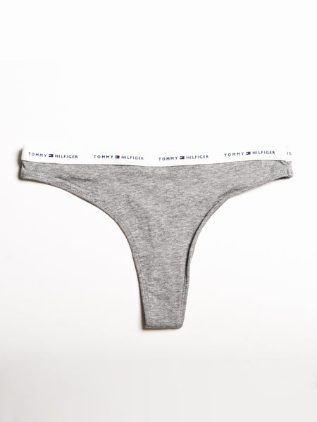 Womens Sleep Logoband Thong - Grey - Clearance