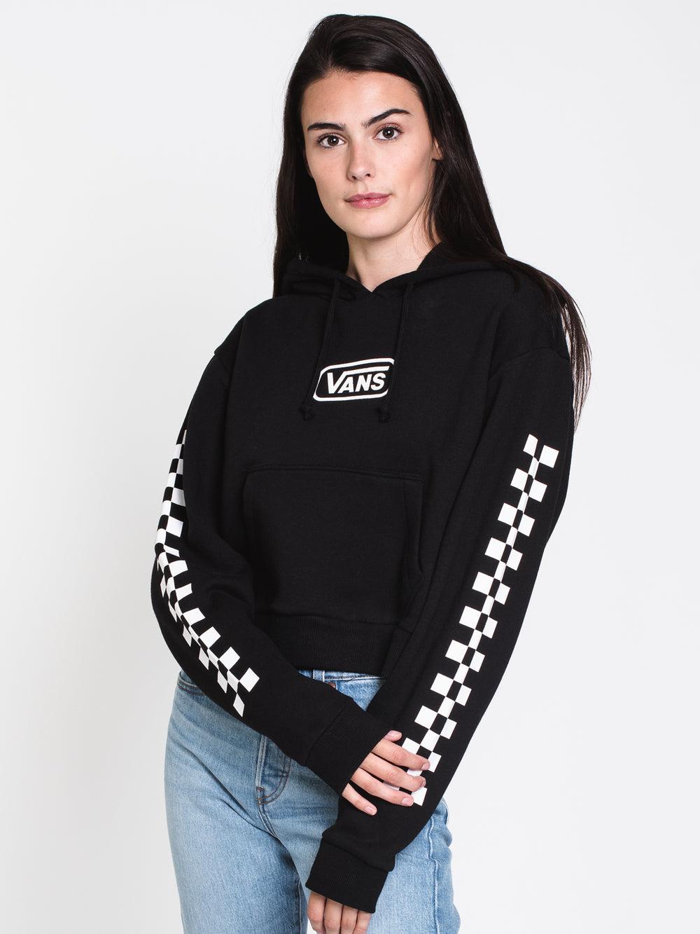 vans cropped hoodie