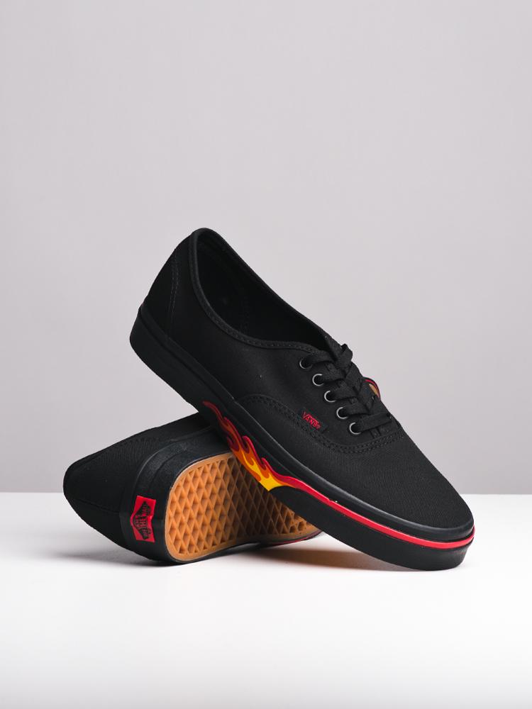 vans authentic flame wall