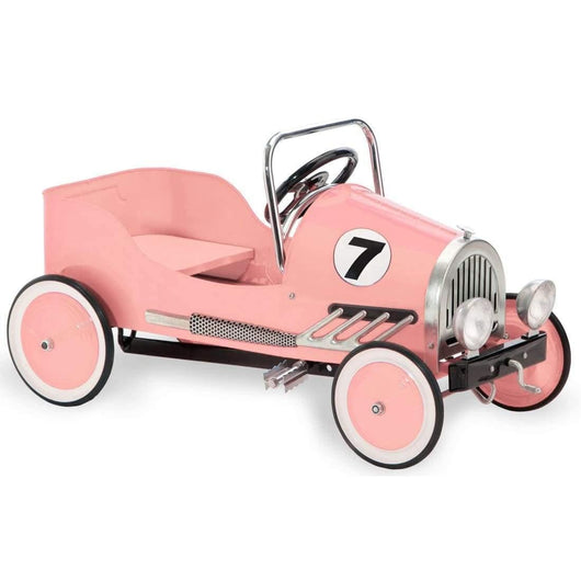 Morgan Cycle Retro Style Steel Pedal Car Pink-21113 - Little Riderz