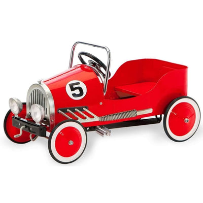 Morgan Cycle Pedal Car Morgan Cycle Retro Style Steel Pedal Car Red-21114